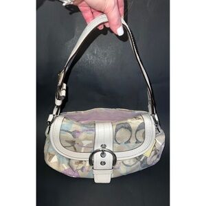 Coach SoHo Optic Linen Purse